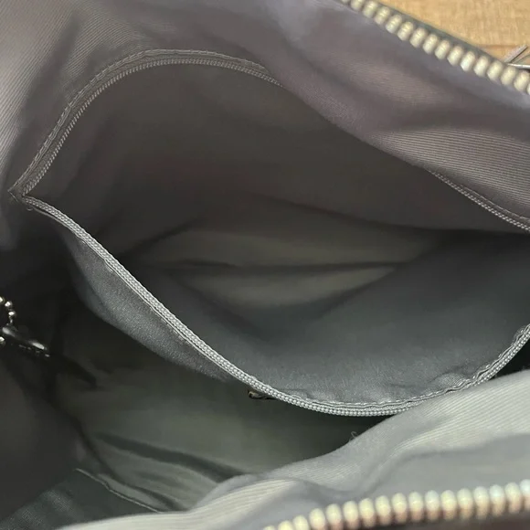 Coach Black Leather Bag F13764 - Picture 13 of 16